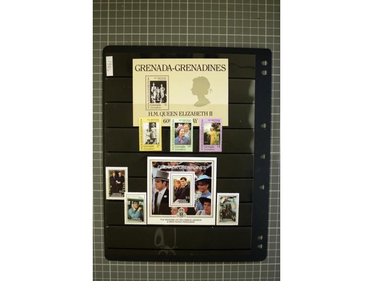 1876/1980, mounted and unmounted mint collection with better stamps like SG #153-163d, also some booklets, from 1971 on unmou