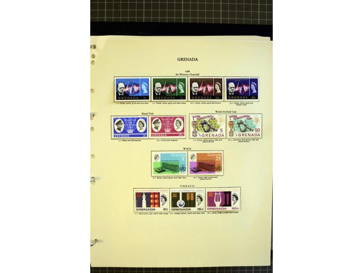 1876/1980, mounted and unmounted mint collection with better stamps like SG #153-163d, also some booklets, from 1971 on unmou