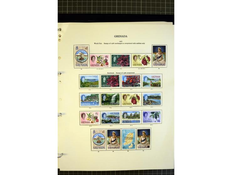 1876/1980, mounted and unmounted mint collection with better stamps like SG #153-163d, also some booklets, from 1971 on unmou