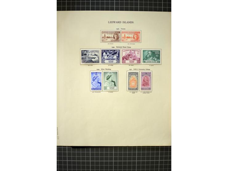 1937/54, mounted mint collection with better stamps like SG #95-114c with varieties, good condition