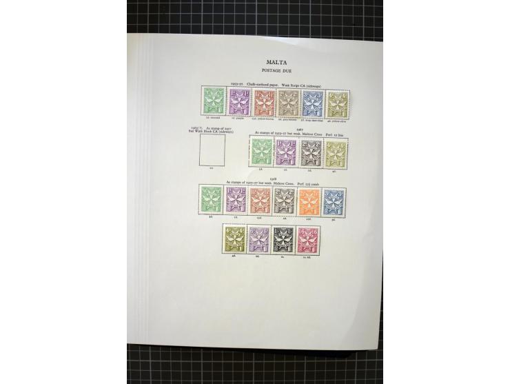 1937/2007, mounted and unmounted mint collection with better stamps including SG 230a, from 1971 on unmounted mint, good cond