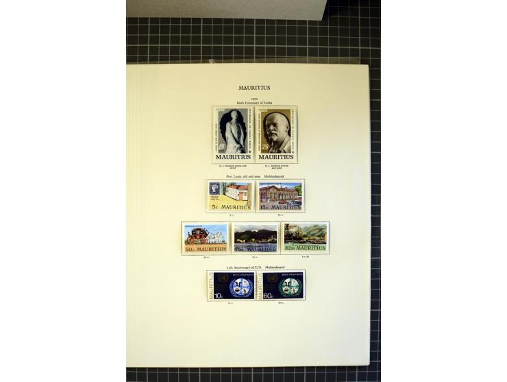 1885/2007, used, mounted and unmounted mint collection with better stamps like SG# 252-63 including 4c dull green with open C
