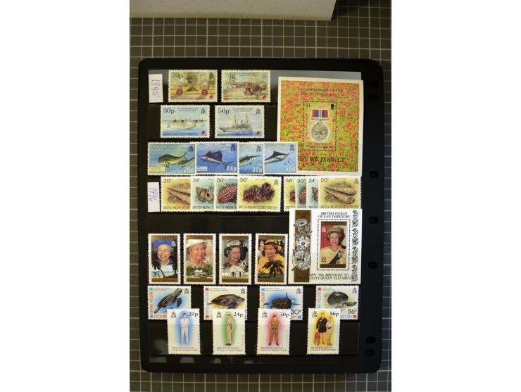 1885/2007, used, mounted and unmounted mint collection with better stamps like SG# 252-63 including 4c dull green with open C