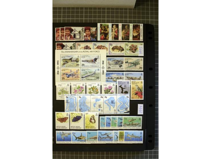 1885/2007, used, mounted and unmounted mint collection with better stamps like SG# 252-63 including 4c dull green with open C