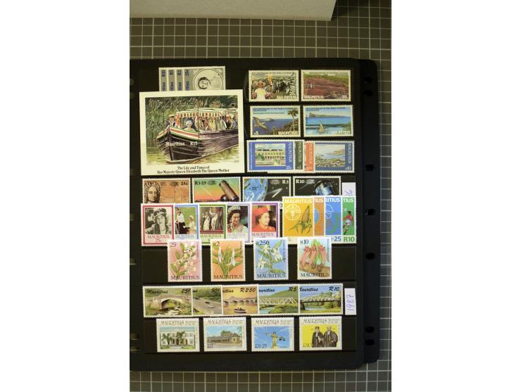 1885/2007, used, mounted and unmounted mint collection with better stamps like SG# 252-63 including 4c dull green with open C