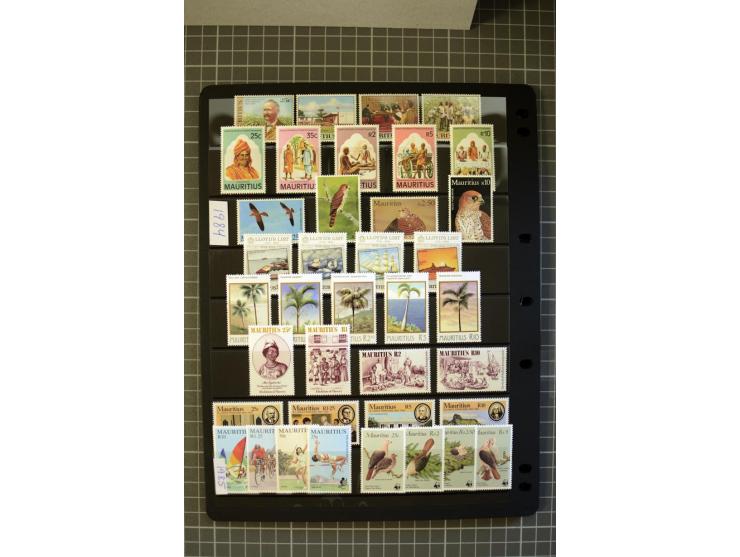1885/2007, used, mounted and unmounted mint collection with better stamps like SG# 252-63 including 4c dull green with open C