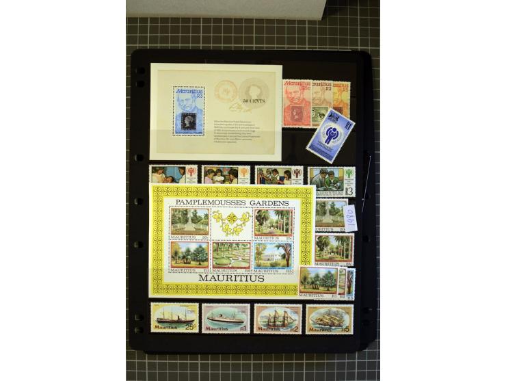 1885/2007, used, mounted and unmounted mint collection with better stamps like SG# 252-63 including 4c dull green with open C