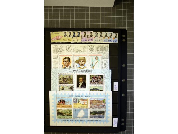 1885/2007, used, mounted and unmounted mint collection with better stamps like SG# 252-63 including 4c dull green with open C