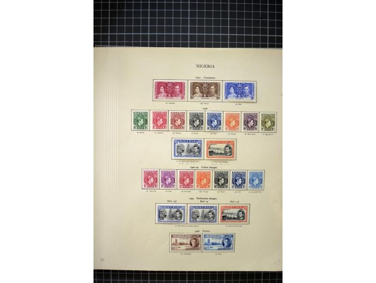 1914/2006, used and mint collection with better stamps like SG# 49-59, in addition some Southern Cameroons, good condition