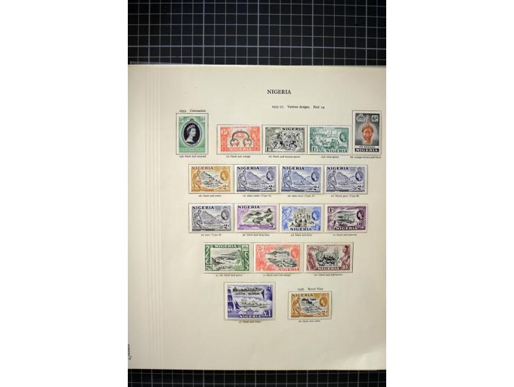 1914/2006, used and mint collection with better stamps like SG# 49-59, in addition some Southern Cameroons, good condition