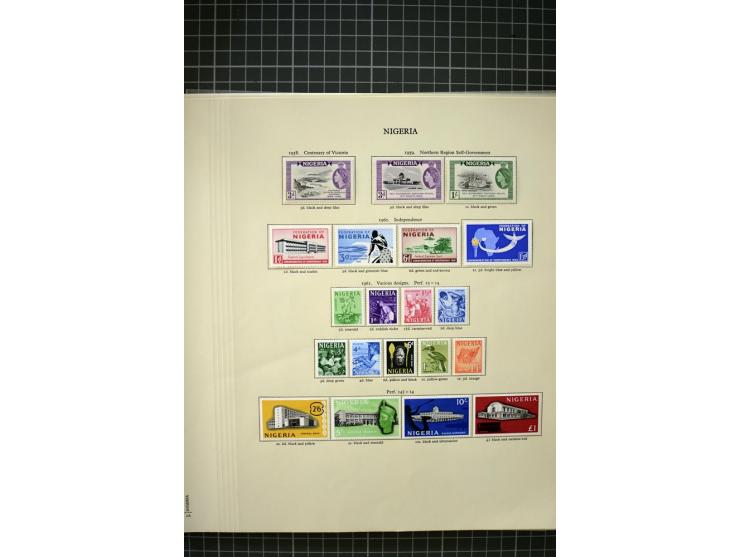 1914/2006, used and mint collection with better stamps like SG# 49-59, in addition some Southern Cameroons, good condition