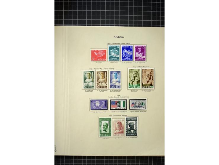 1914/2006, used and mint collection with better stamps like SG# 49-59, in addition some Southern Cameroons, good condition