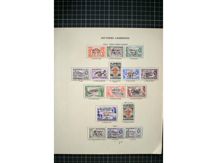 1914/2006, used and mint collection with better stamps like SG# 49-59, in addition some Southern Cameroons, good condition