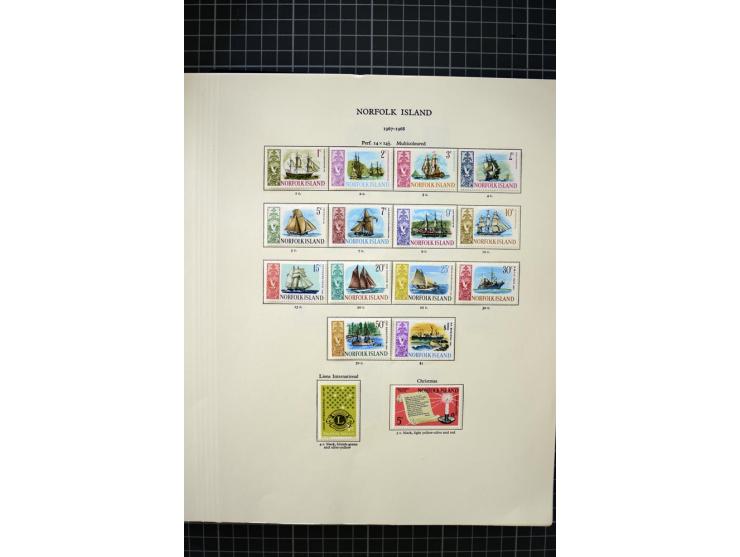 1947/2007, mounted and unmounted mint collection with some better items, from 1972 on unmounted mint, good condition