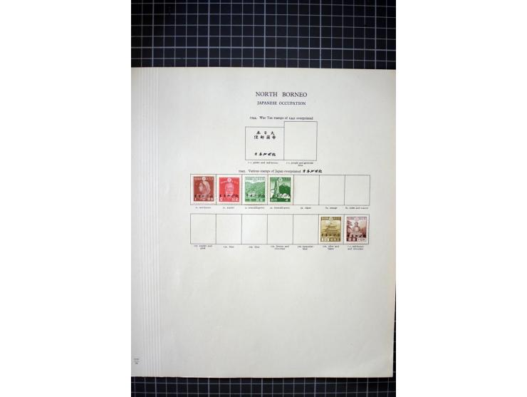 1939/61, mounted mint collection including SG 303-17 and 320-34,  furthermore japanese occupation with many good stamps, fine