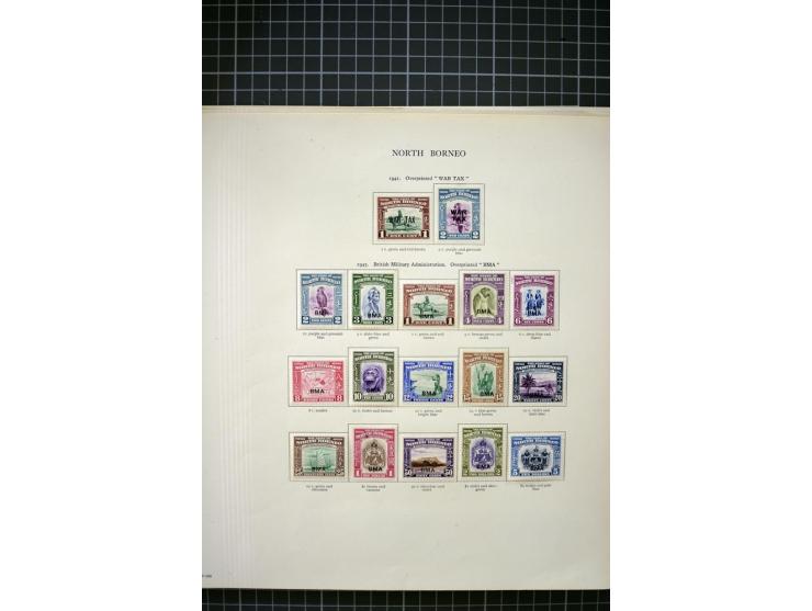 1939/61, mounted mint collection including SG 303-17 and 320-34,  furthermore japanese occupation with many good stamps, fine