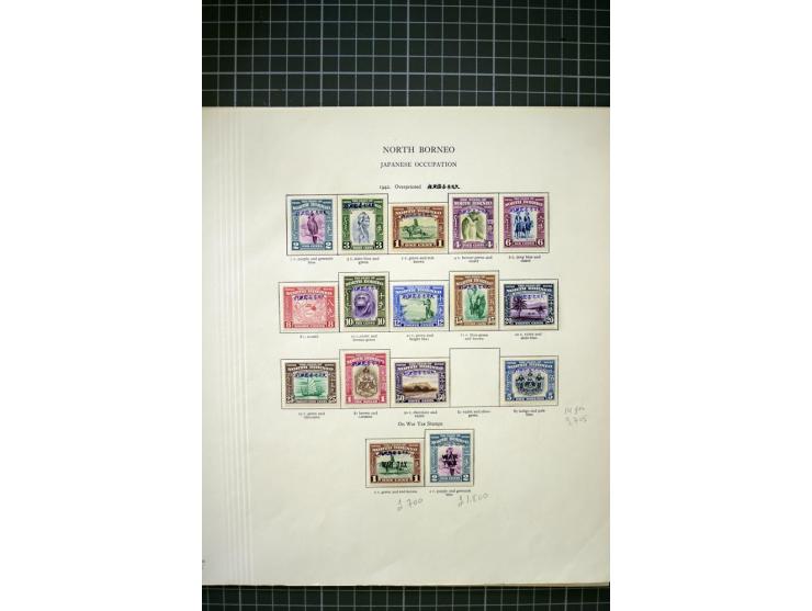 1939/61, mounted mint collection including SG 303-17 and 320-34,  furthermore japanese occupation with many good stamps, fine