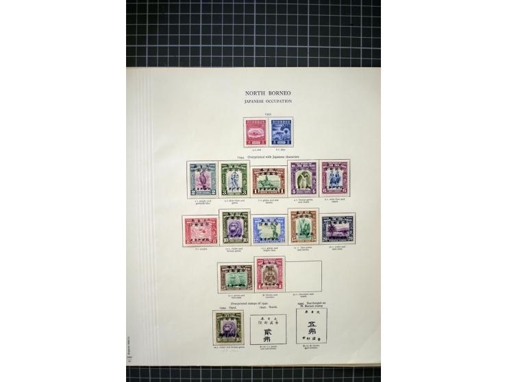 1939/61, mounted mint collection including SG 303-17 and 320-34,  furthermore japanese occupation with many good stamps, fine