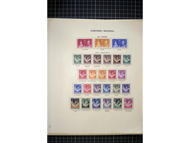 1925/97, mounted and unmounted mint collection with better stamps like SG #25-45, from 1970 on unmounted mint, good condition