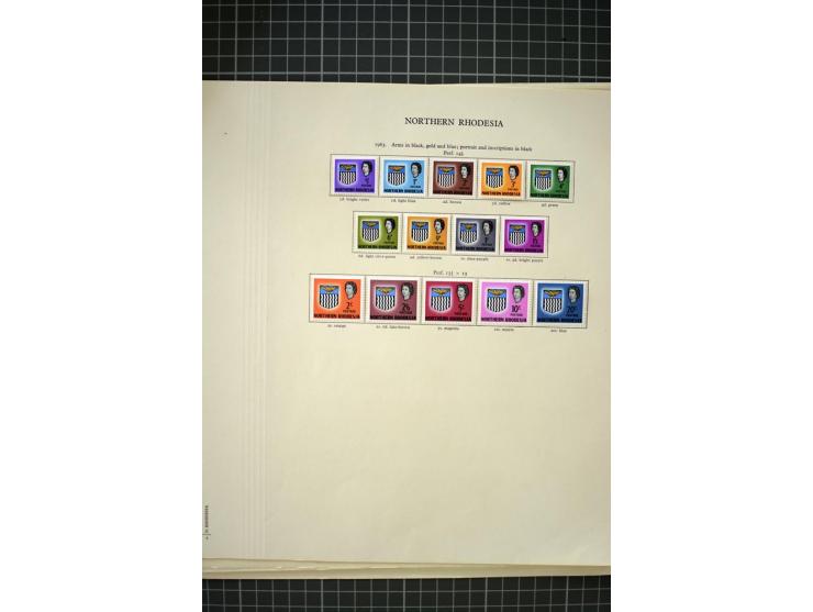 1925/97, mounted and unmounted mint collection with better stamps like SG #25-45, from 1970 on unmounted mint, good condition
