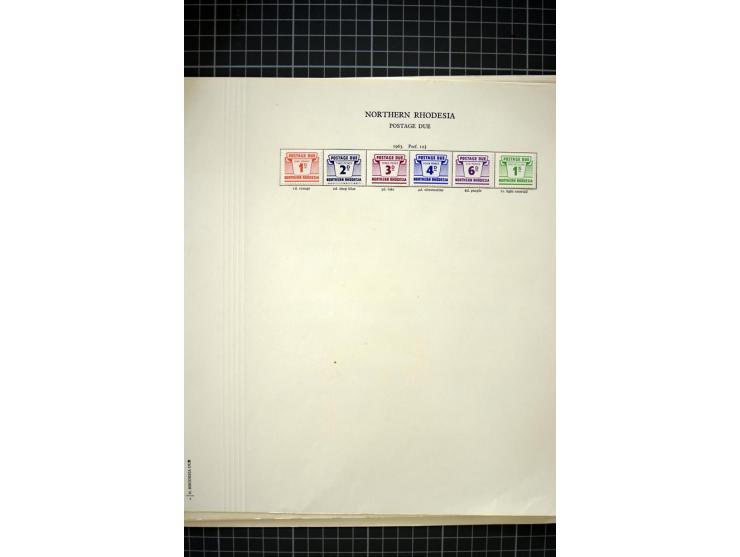 1925/97, mounted and unmounted mint collection with better stamps like SG #25-45, from 1970 on unmounted mint, good condition