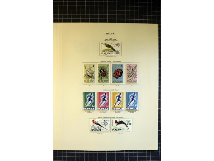 1903/2005, mainly mounted and unmounted mint collection with better stamps like SG# 130-43, from 1971 on unmounted mint, good