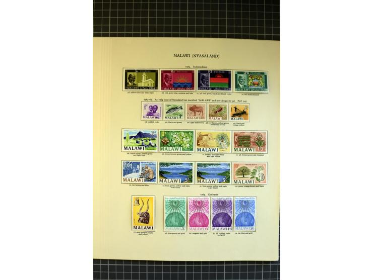 1903/2005, mainly mounted and unmounted mint collection with better stamps like SG# 130-43, from 1971 on unmounted mint, good