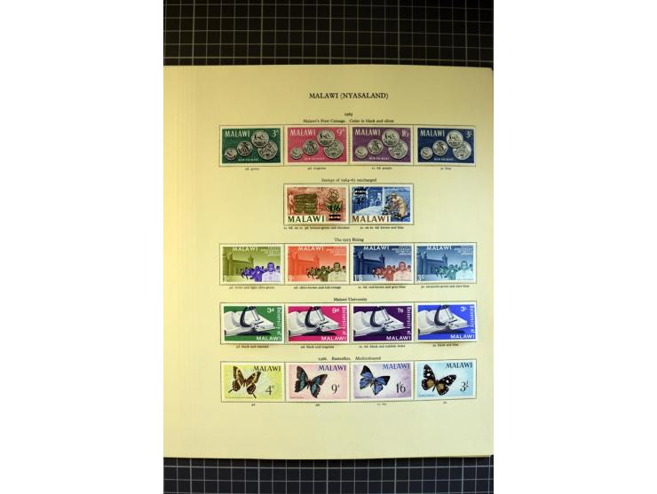 1903/2005, mainly mounted and unmounted mint collection with better stamps like SG# 130-43, from 1971 on unmounted mint, good