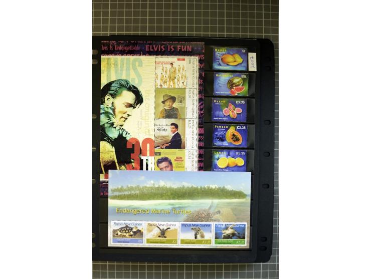 1937/2007, Papua, New Guinea and Papua New Guinea, mounted and unmounted mint collection with better stamps, from 1971 on unm