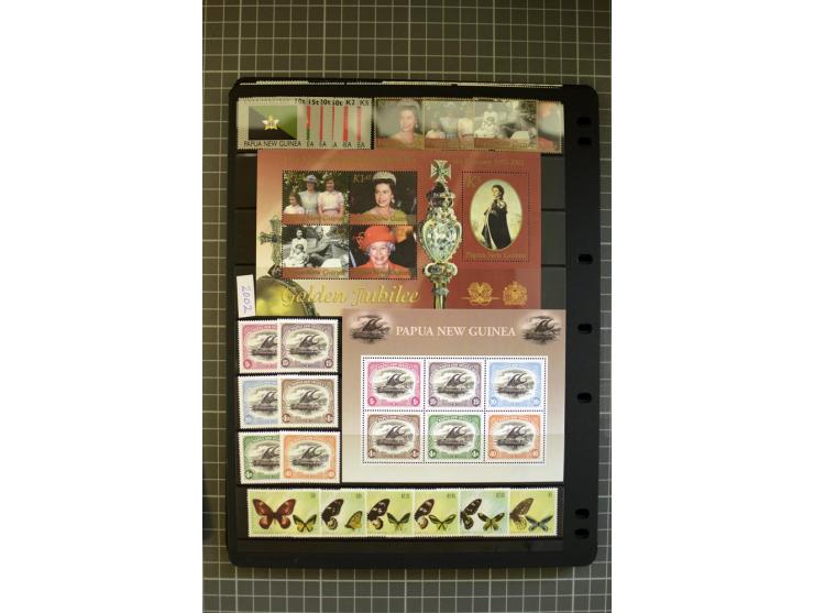 1937/2007, Papua, New Guinea and Papua New Guinea, mounted and unmounted mint collection with better stamps, from 1971 on unm
