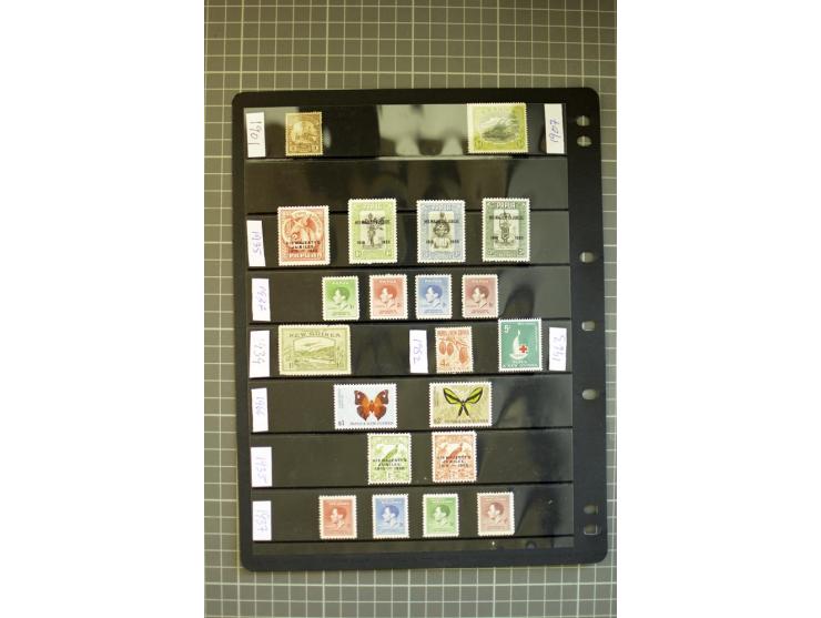 1937/2007, Papua, New Guinea and Papua New Guinea, mounted and unmounted mint collection with better stamps, from 1971 on unm