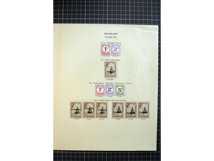 1937/2006, mounted and unmounted mint collection with better stamps like SG #28-38 and 65-77 including 75b, from 1971 on unmo