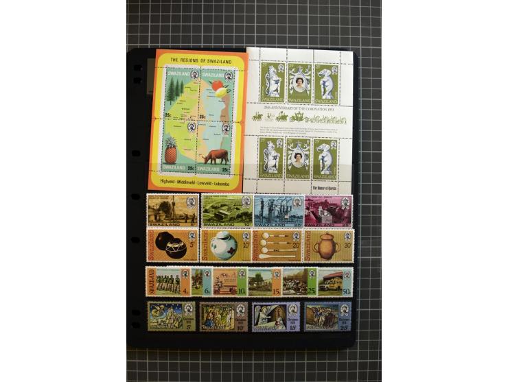 1937/2006, mounted and unmounted mint collection with better stamps like SG #28-38 and 65-77 including 75b, from 1971 on unmo