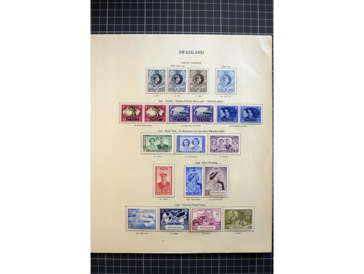 1937/2006, mounted and unmounted mint collection with better stamps like SG #28-38 and 65-77 including 75b, from 1971 on unmo