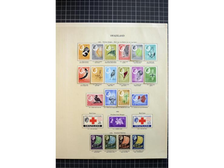 1937/2006, mounted and unmounted mint collection with better stamps like SG #28-38 and 65-77 including 75b, from 1971 on unmo