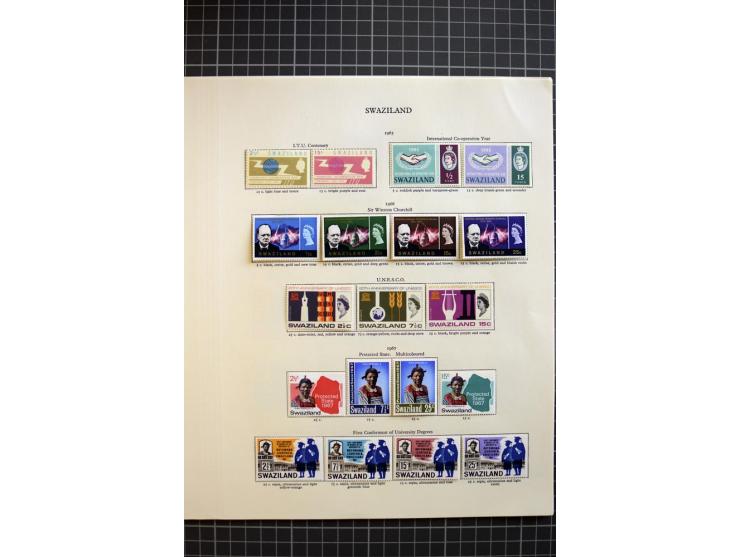 1937/2006, mounted and unmounted mint collection with better stamps like SG #28-38 and 65-77 including 75b, from 1971 on unmo