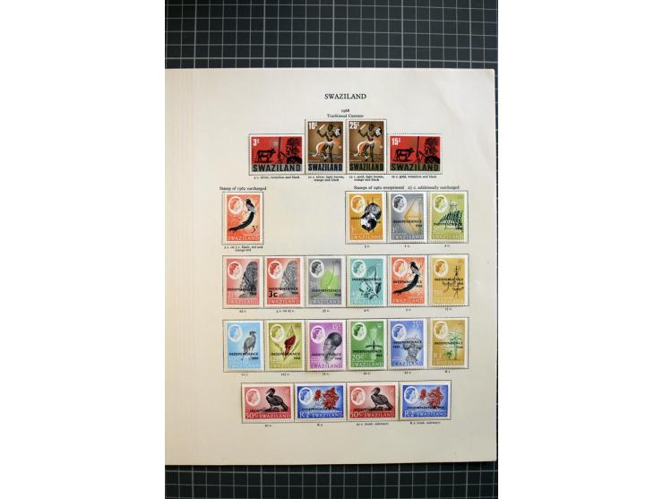 1937/2006, mounted and unmounted mint collection with better stamps like SG #28-38 and 65-77 including 75b, from 1971 on unmo