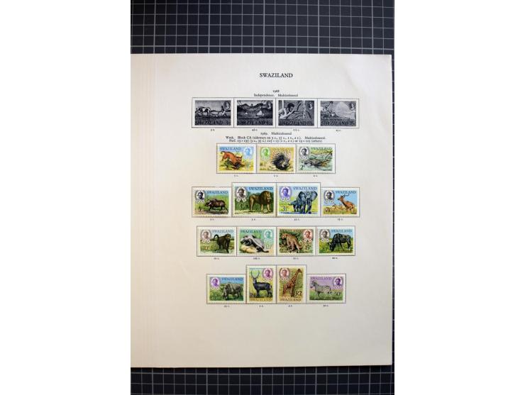 1937/2006, mounted and unmounted mint collection with better stamps like SG #28-38 and 65-77 including 75b, from 1971 on unmo