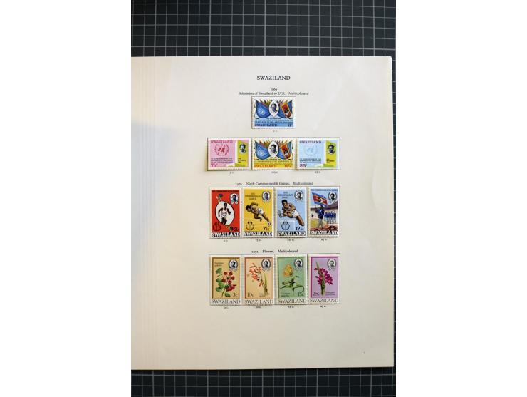 1937/2006, mounted and unmounted mint collection with better stamps like SG #28-38 and 65-77 including 75b, from 1971 on unmo
