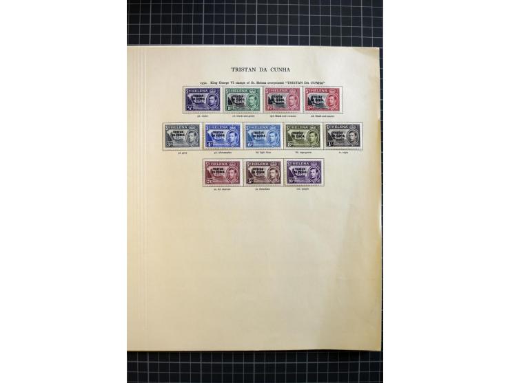 1935/2005, mounted and unmounted mint collection with better stamps like SG# 1-12, from 1971 on unmounted mint, good conditio
