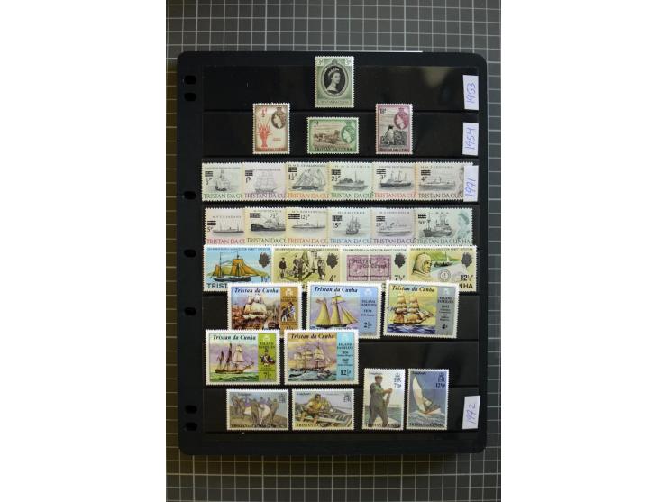 1935/2005, mounted and unmounted mint collection with better stamps like SG# 1-12, from 1971 on unmounted mint, good conditio