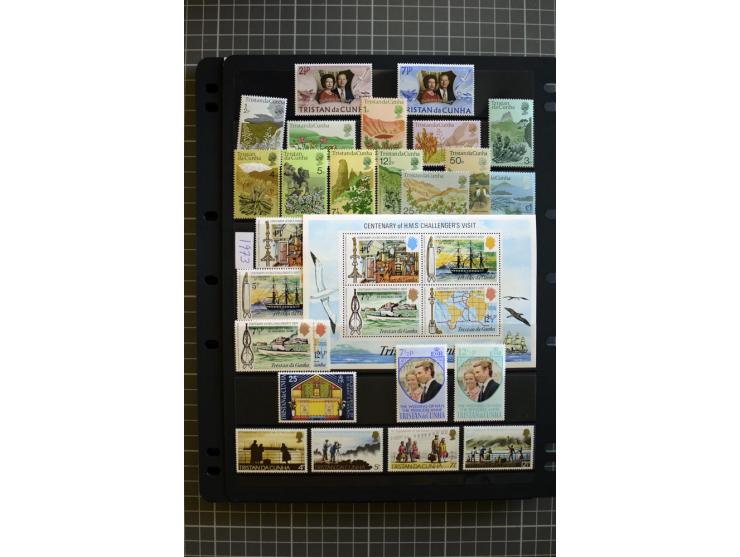 1935/2005, mounted and unmounted mint collection with better stamps like SG# 1-12, from 1971 on unmounted mint, good conditio