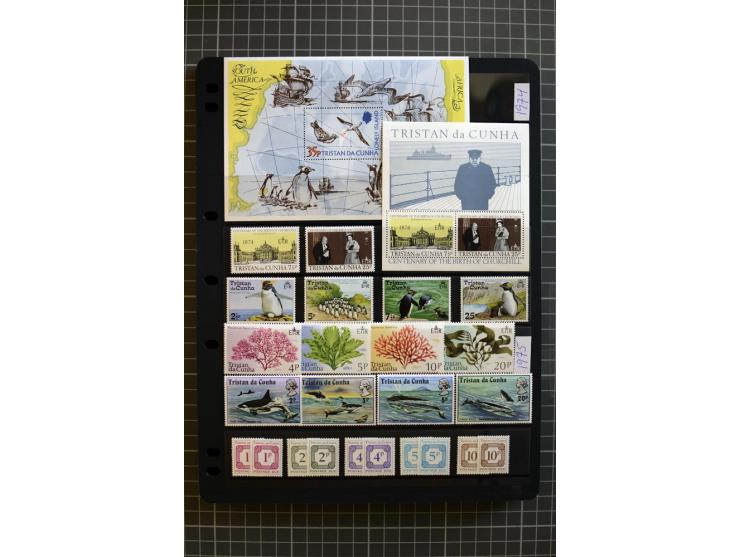 1935/2005, mounted and unmounted mint collection with better stamps like SG# 1-12, from 1971 on unmounted mint, good conditio