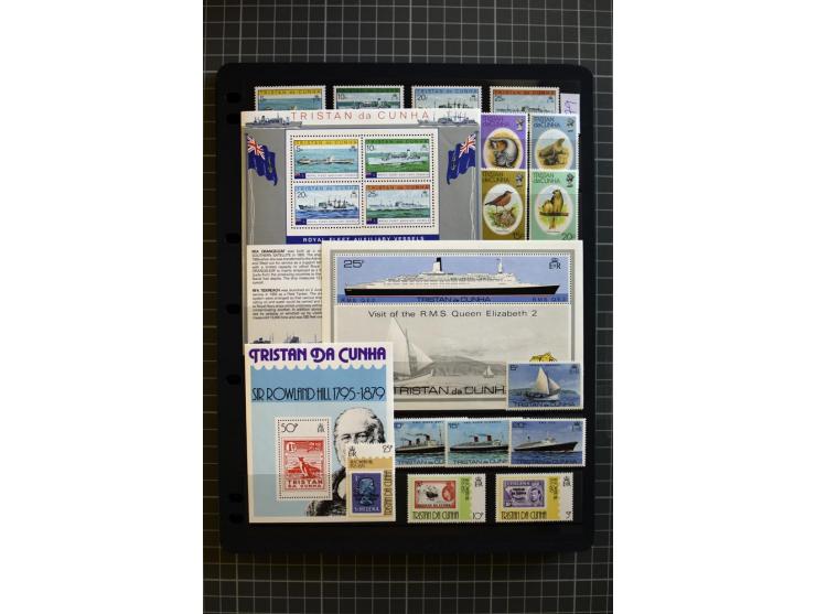 1935/2005, mounted and unmounted mint collection with better stamps like SG# 1-12, from 1971 on unmounted mint, good conditio