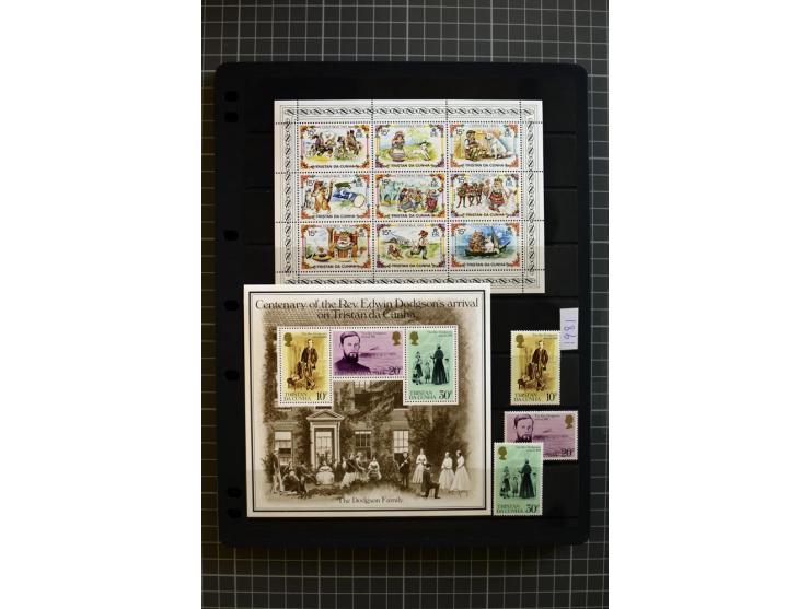 1935/2005, mounted and unmounted mint collection with better stamps like SG# 1-12, from 1971 on unmounted mint, good conditio