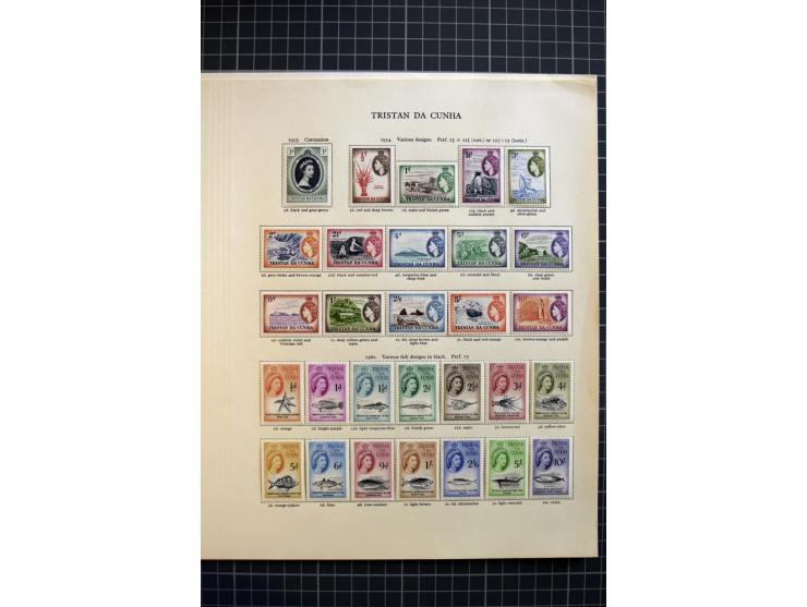 1935/2005, mounted and unmounted mint collection with better stamps like SG# 1-12, from 1971 on unmounted mint, good conditio