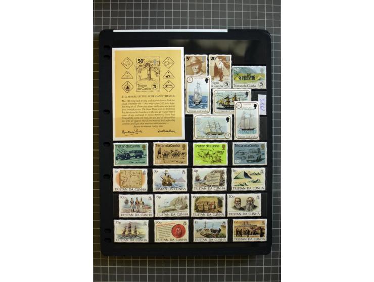 1935/2005, mounted and unmounted mint collection with better stamps like SG# 1-12, from 1971 on unmounted mint, good conditio
