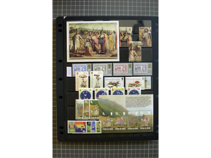 1935/2005, mounted and unmounted mint collection with better stamps like SG# 1-12, from 1971 on unmounted mint, good conditio