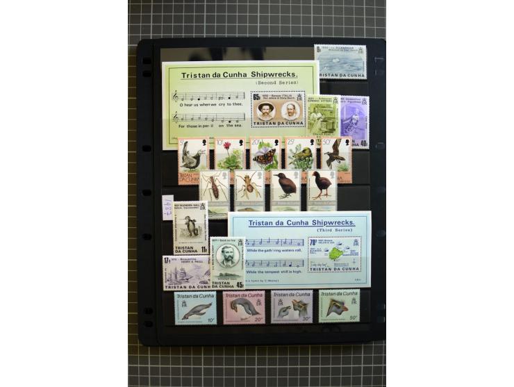 1935/2005, mounted and unmounted mint collection with better stamps like SG# 1-12, from 1971 on unmounted mint, good conditio