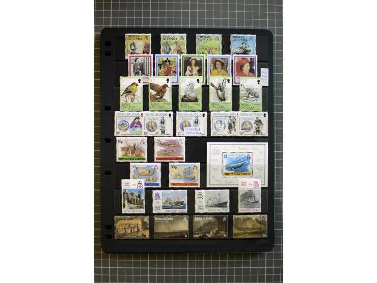 1935/2005, mounted and unmounted mint collection with better stamps like SG# 1-12, from 1971 on unmounted mint, good conditio